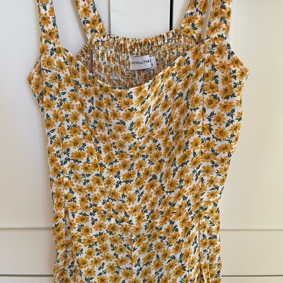 Faithful the Brand Yellow Floral Jumpsuit - Picture 4 of 14